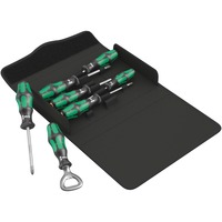 Wera Kraftform 300/7 Set 2 Jeu de tournevis Kraftform Plus Noir/Vert, 7 pièces